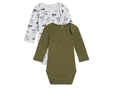 Name It bright white dinoprint body (2-pak)